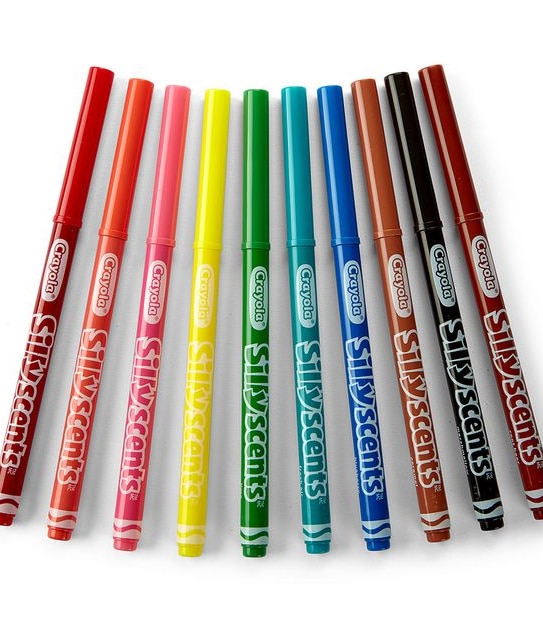 Crayola Silly Scents Slim Markers - 10 Pack