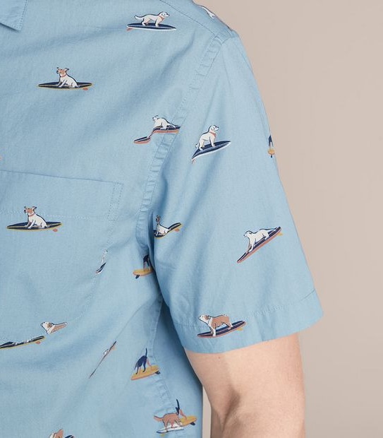 Men’s Dog Print Shirt