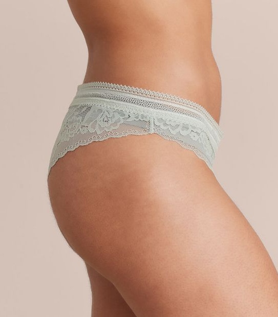 Lily Loves Border Lace Brazillian Briefs; Style: X27061