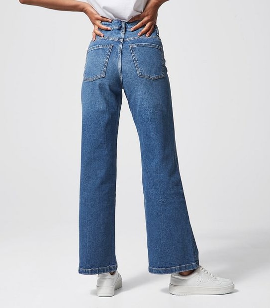 Frankie Wide Leg Full Length Jeans | Target Australia