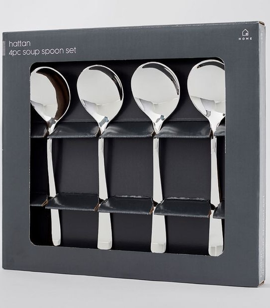 Hattan 4 Piece Soup Spoon Set