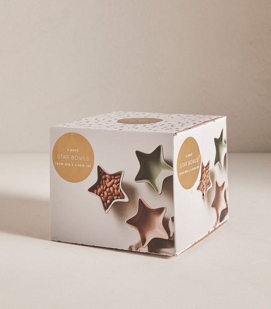 3 Pack Star Bowls
