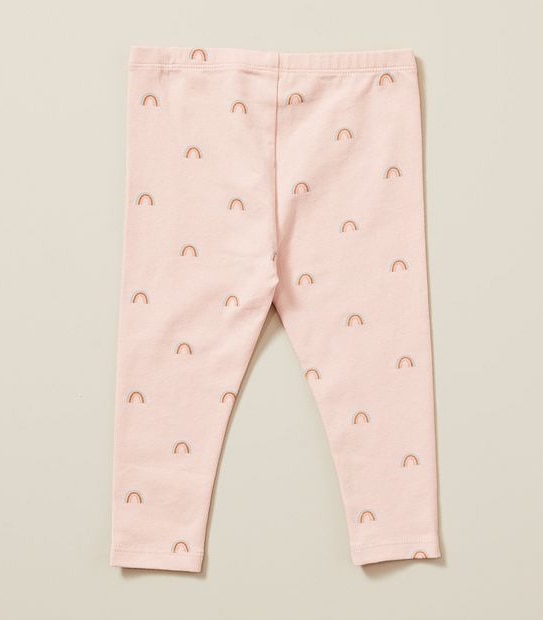 Baby Organic Cotton Print Leggings 2 of 3