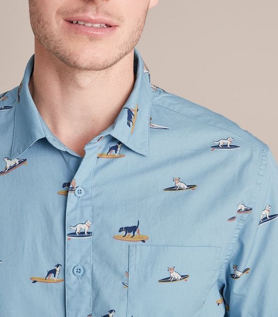 Men’s Dog Print Shirt