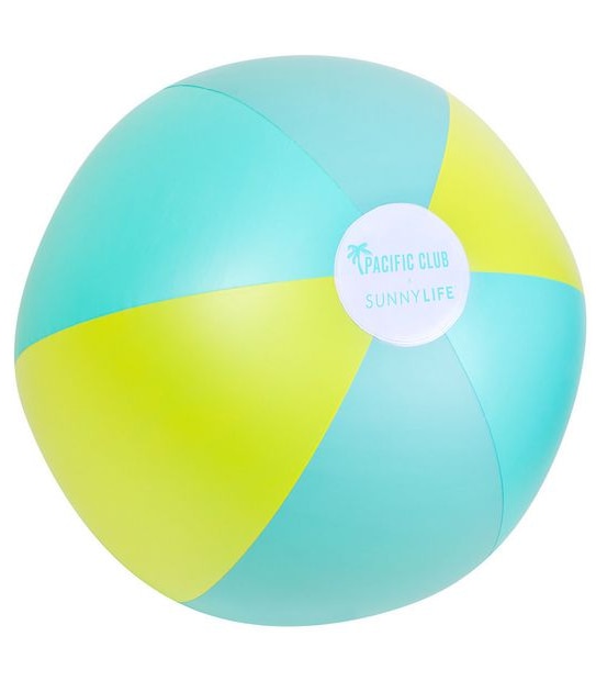 Pacific Club X Sunnylife XL Inflatable Beach Ball - Seafoam