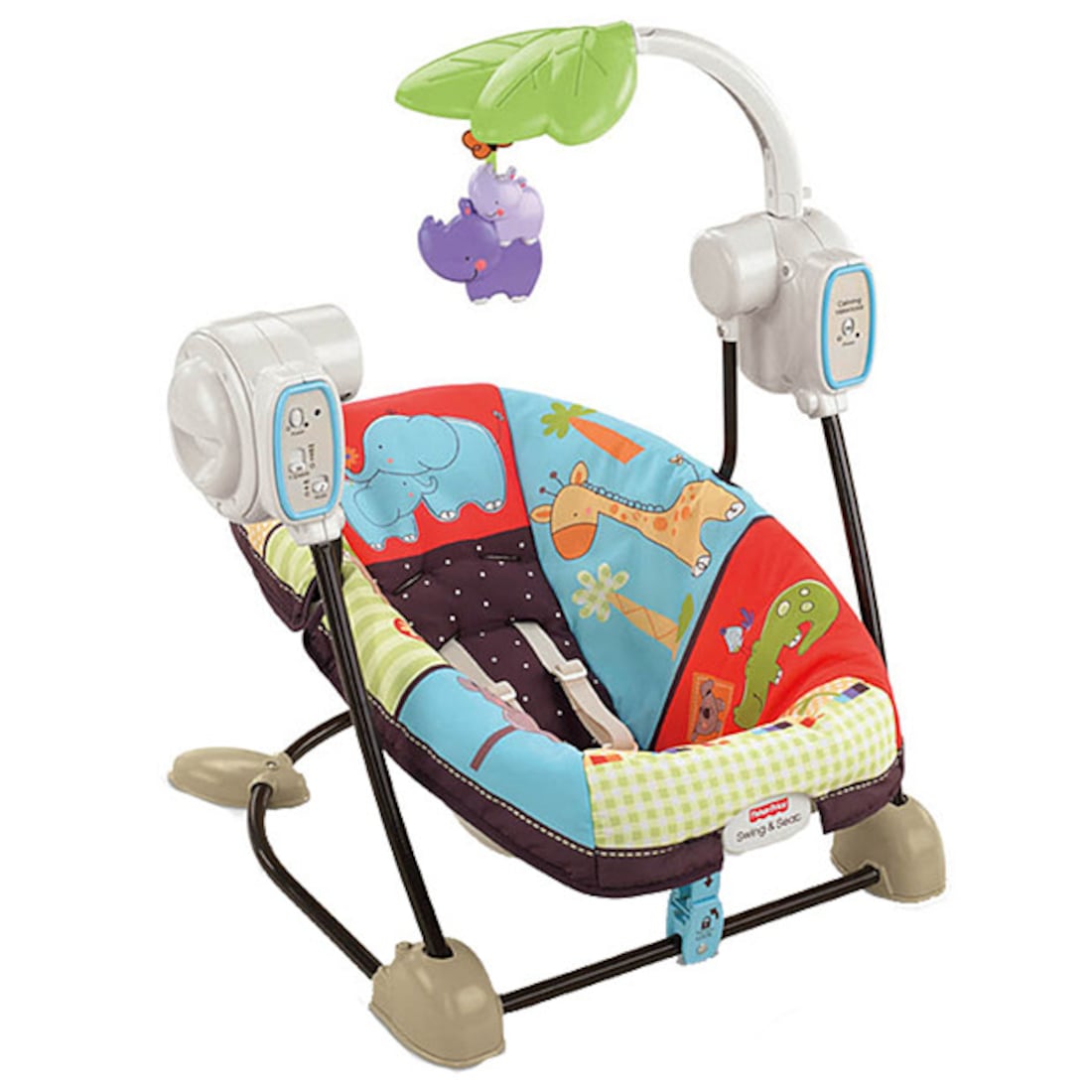 Fisher Price Luv U Zoo Space Saver Swing And Seat