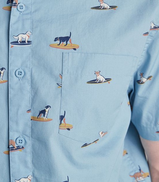 Men’s Dog Print Shirt