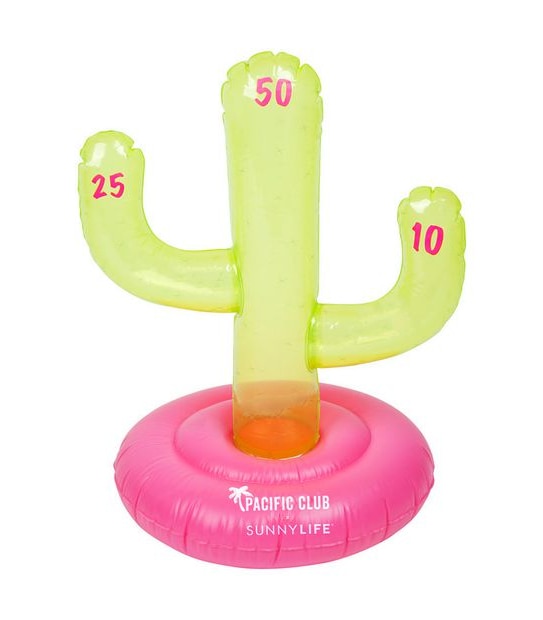 Pacific Club X Sunnylife Inflatable Ring Toss Game - Cactus