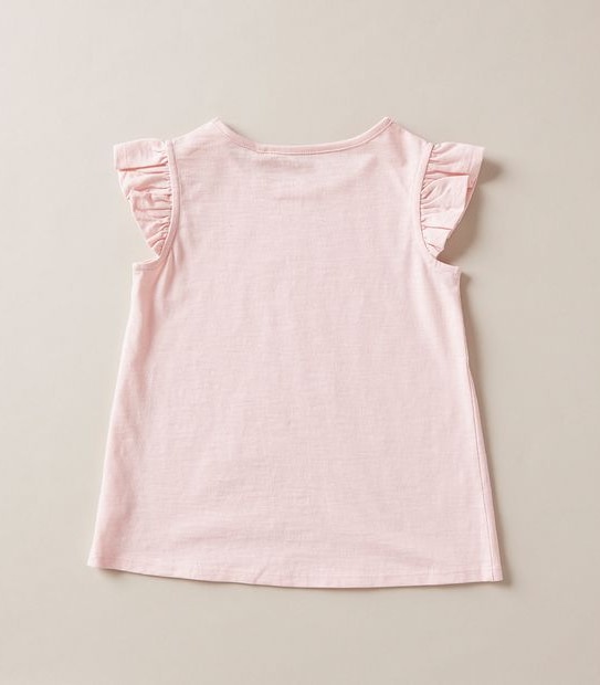 Organic Cotton Frill Shoulder Tank