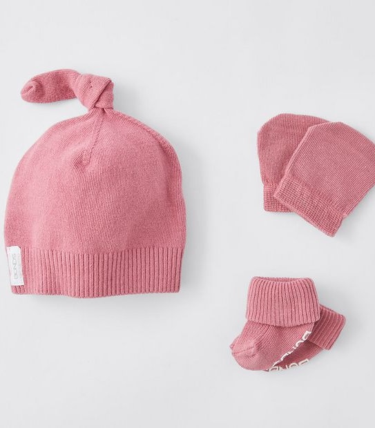 Bonds Baby Organic Cotton Beanie Set