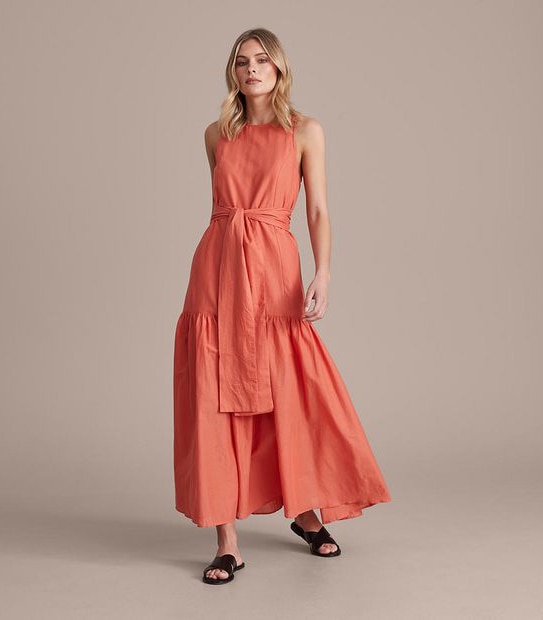 Preview Woven Maxi Tiered Dress