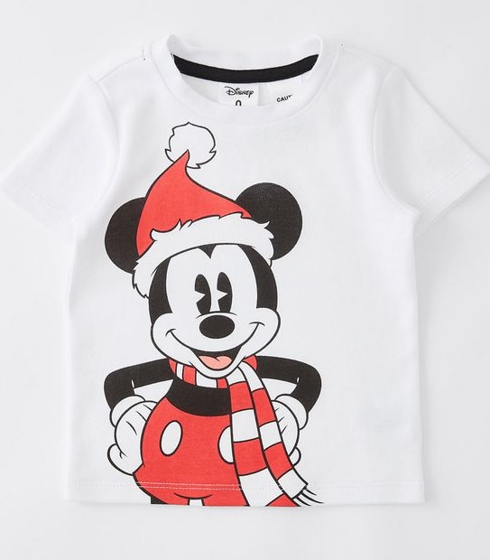 Baby Christmas Disney Mickey Mouse Pyjama and Stocking Set