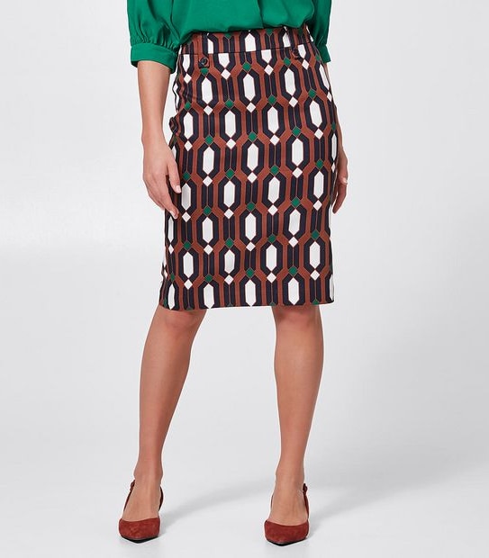 Preview Pencil Skirt - Geo Print