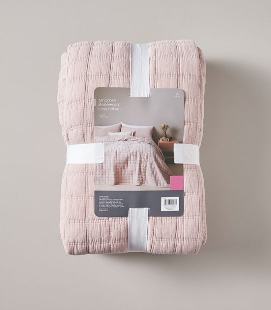 Ambrose Stonewash Coverlet Set