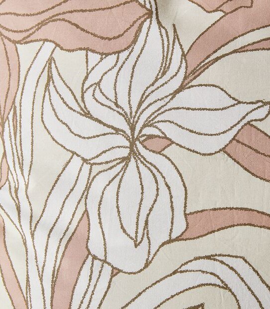 Elune Linear Floral European Pillowcase