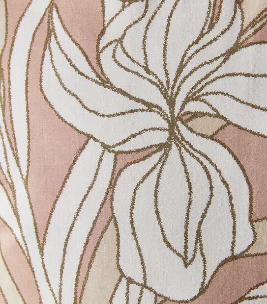 Elune Linear Floral European Pillowcase