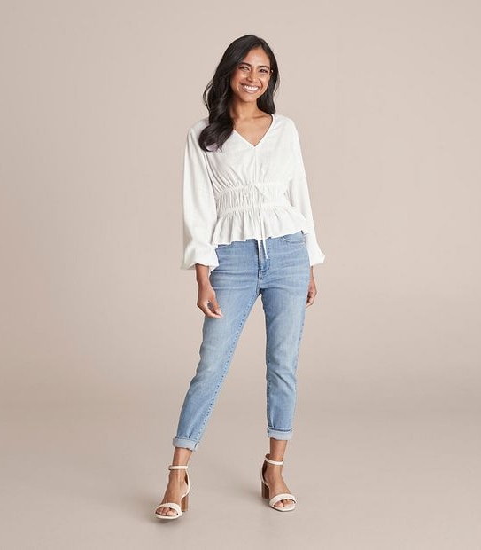 Dannii Minogue Petites Tie Detail Blouse