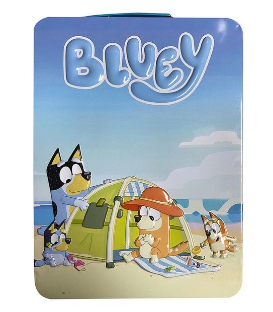 Bluey Paint Your Own Characters in Collectable Tin Case