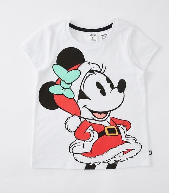 Christmas Disney Minnie Mouse Pyjama and Stocking Set - Sizes 1-7