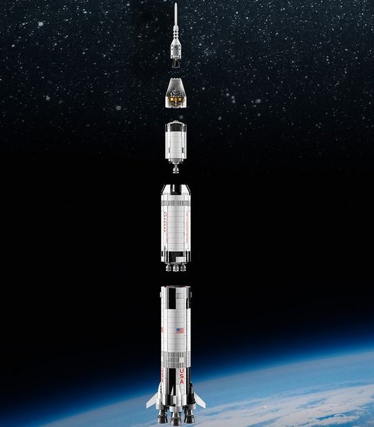  LEGO Ideas NASA Apollo Saturn V 92176 Outer Space