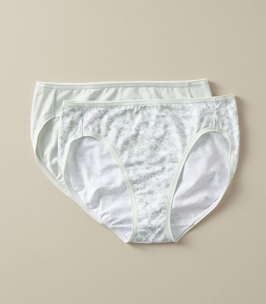 2 Pack Everyday Cotton High Cut Briefs; Style: LHF30308