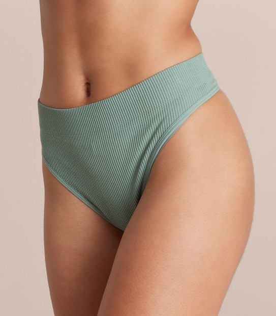 Lily Loves Ribbed Seamfree High Waisted G-String Briefs; Style