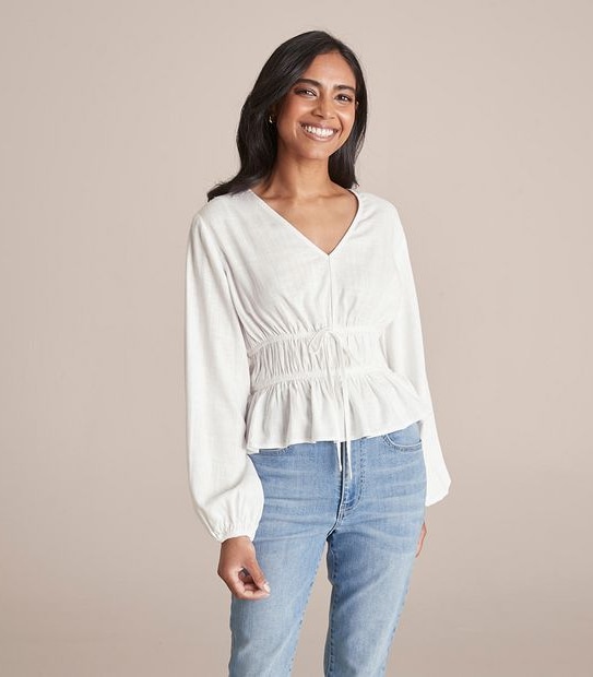 Dannii Minogue Petites Tie Detail Blouse