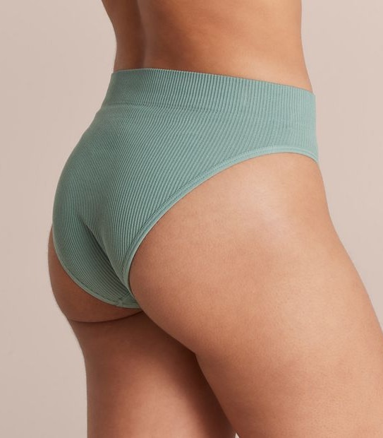 Lily Loves Ribbed Seamfree Hi-Waisted Bikini Briefs; Style: LHB02077 3 of 3