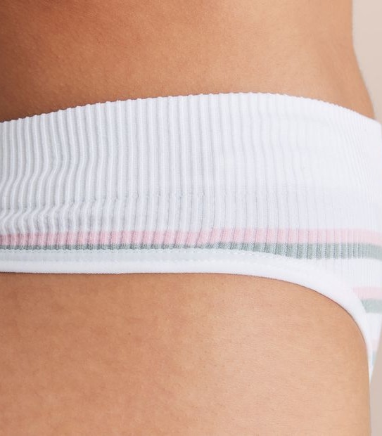 Lily Loves Ribbed Seamfree High Waisted G-String Briefs; Style: LGS02076