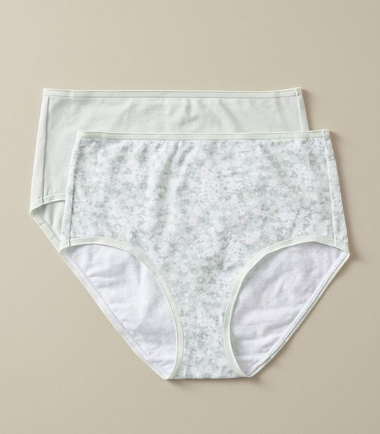 2 Pack Everyday Cotton Full Briefs; Style: LFB30307