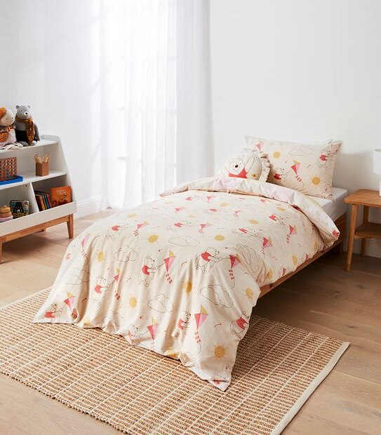 Winnie The Pooh Quilt Cover Set - Single Bed
