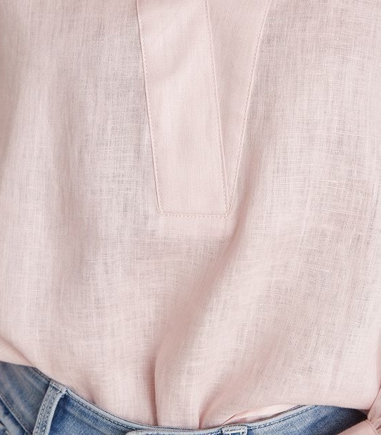 Dannii Minogue Petites Linen Popover Shirt
