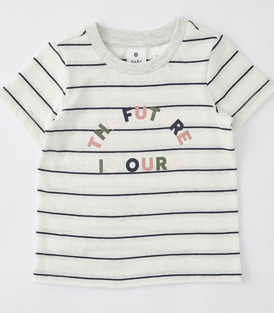 Baby The Future Is Ours Striped Pyjama Set