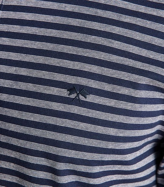 Fashion Striped Polo Top
