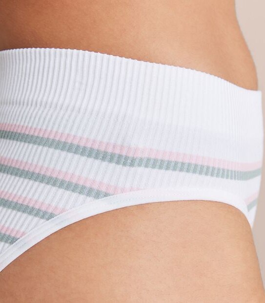 Lily Loves Ribbed Seamfree Hi-Waisted Bikini Briefs; Style: LHB02077