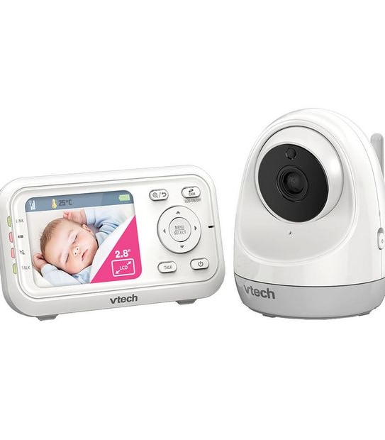 VTech Safe & Sound Full Colour Pan & Tilt Video & Audio Monitor - BM3400