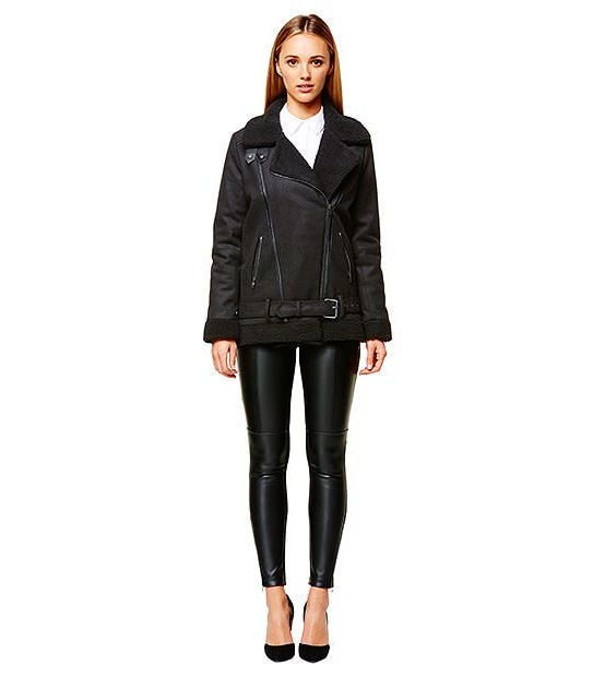 Yours Sincerely Aviator Shearling Jacket