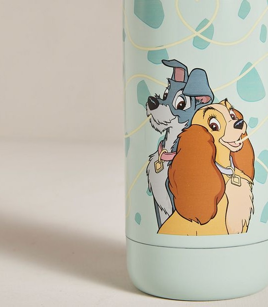 Disney Lady & The Tramp Metal Water Bottle