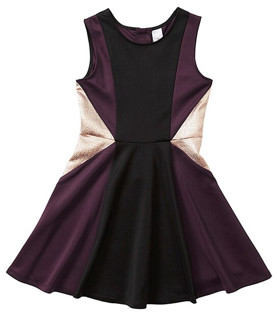 Sleeveless Colour Block Dress
