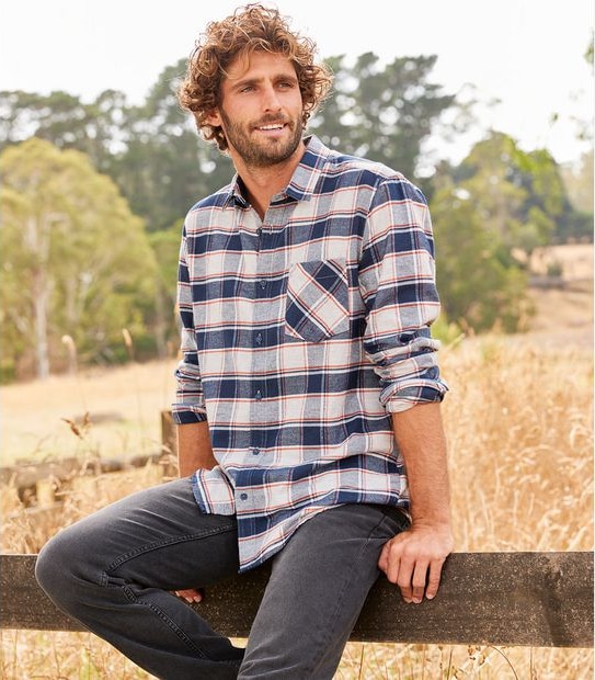 Long Sleeve Flannelette Shirt