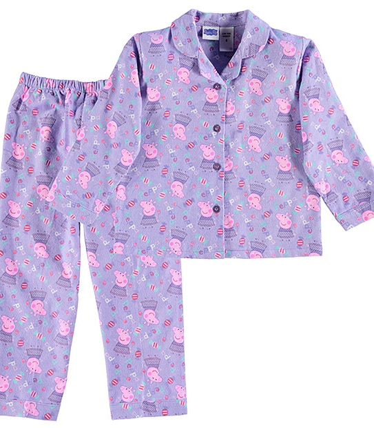 Peppa Pig Flannelette Pyjama Set 1 of 5