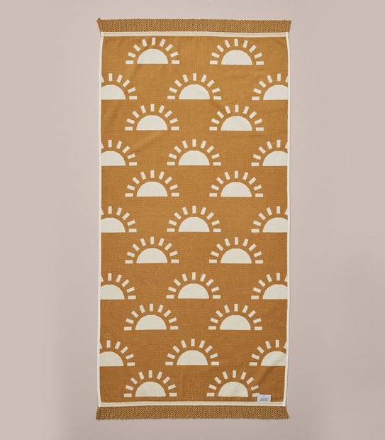 Kids Tatum Sunshine Jacquard Beach Towel