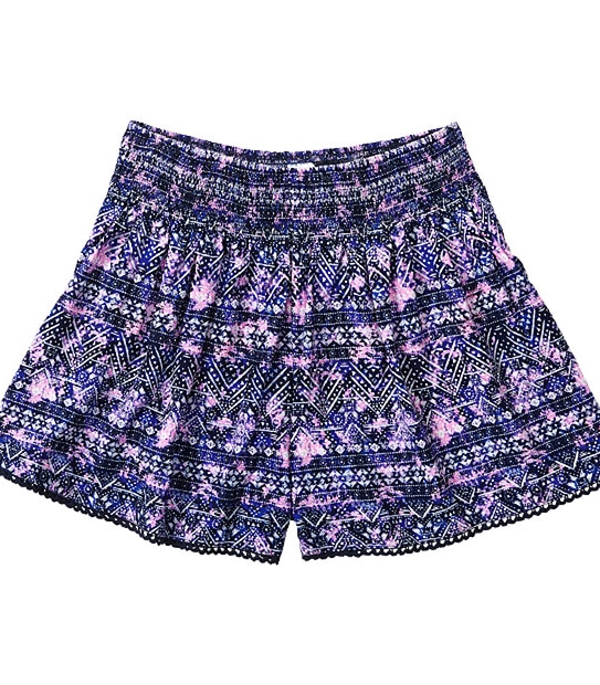 Aztec Print Skorts