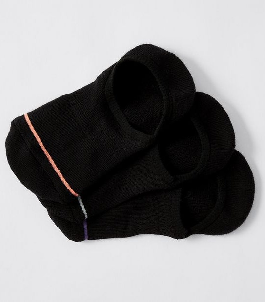 Underworks Active 3 Pack Cushioned Sneaker Socks - Black