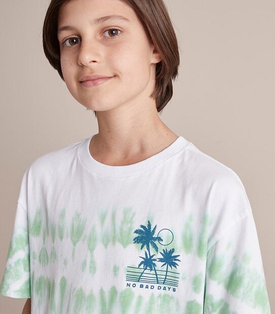 Tie-Dye Striped T-shirt