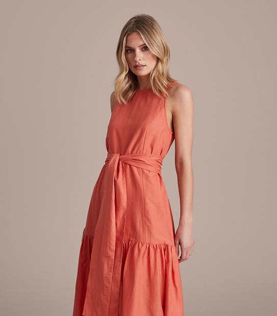 Preview Woven Maxi Tiered Dress