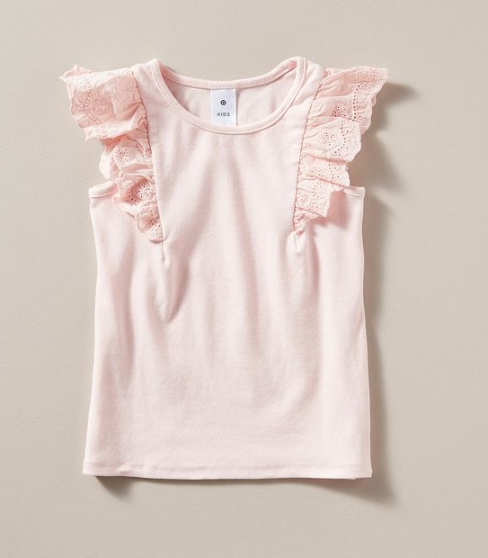 Frill Embroidered Tank