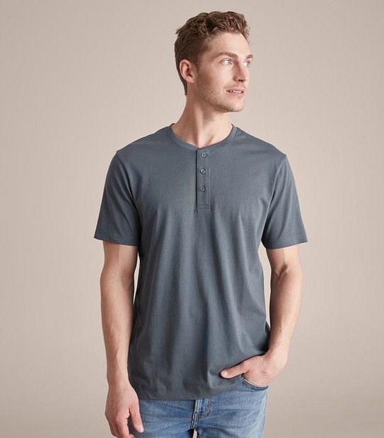 Organic Cotton Henley TShirt Target Australia