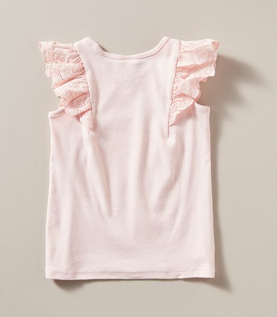 Frill Embroidered Tank