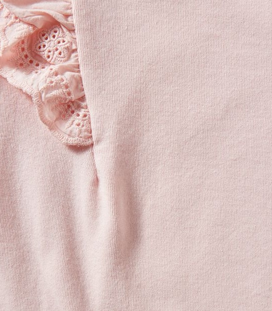 Frill Embroidered Tank